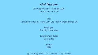 Daily Non-IT Jobs Opportunities 2026-09-20 screenshot 4
