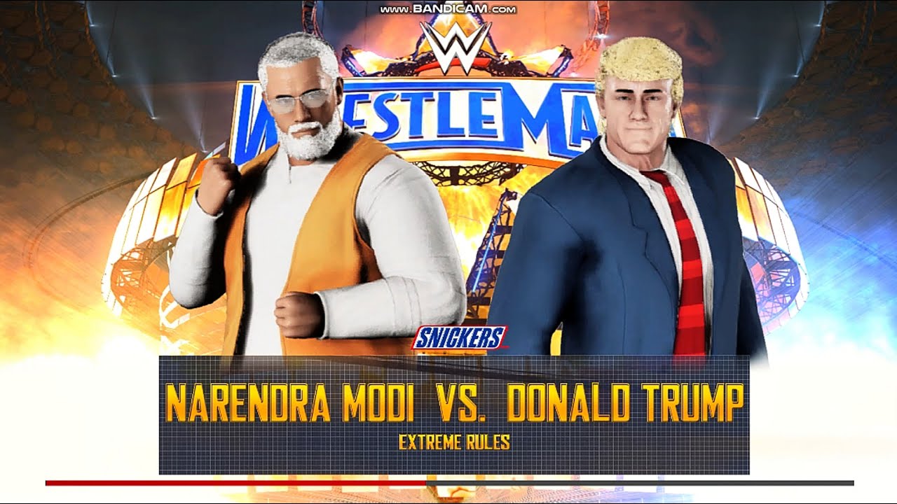 WWE MODI vs TRUMP | 