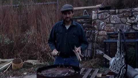 Biochar with two-barrel nested retort