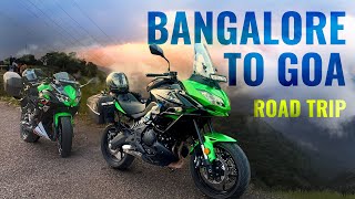 Bangalore to Goa | Road Trip on Kawasaki Ninja & Versys | Amboli Ghats