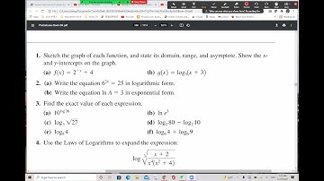 微积分入门复习四：指数函数和对数函数 （Exponential and logarithmic functions）