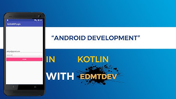 Kotlin Android Tutorial - MVP Design Patterns Login Validation
