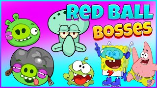 Bad Piggies Animated Boss | Red Ball 4 + Final Boss sponge Bob Square Pants, Patrick, Squidward