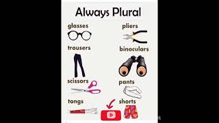 let's learn about nouns which are always  plural in form.
