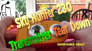 RC Sky Hunter 230 Flying Wing - Transmitter Tear Down SHORTENED VIDEO