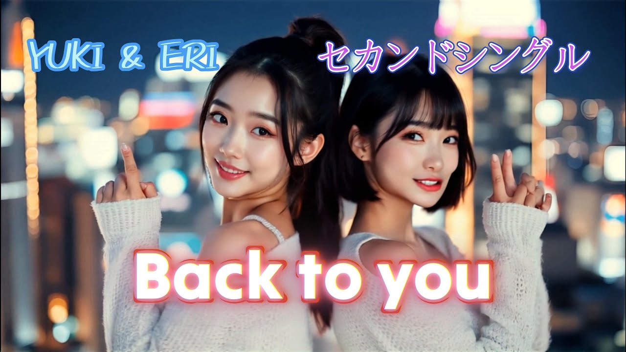 歌うAI美人姉妹】『 YUKI ＆ ERI ／ Back to you 』2nd Single AI