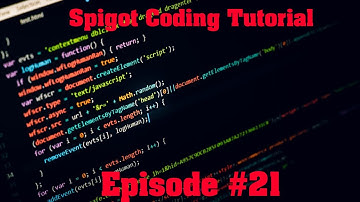 Spigot Coding Tutorial Ep#21 - TP Command