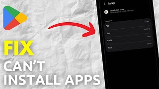How To Fix Can't Download Apps From Google Play Store - Full Guide