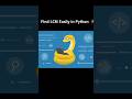 Find lcm of two numbers in python ⚡ multiple examples in just one line! 🔥 super easy for beginners 🚀