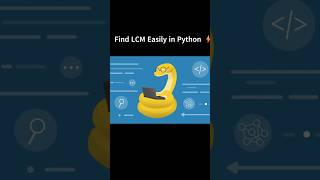 Find lcm of two numbers in python ⚡ multiple examples in just one line! 🔥 super easy for beginners 🚀