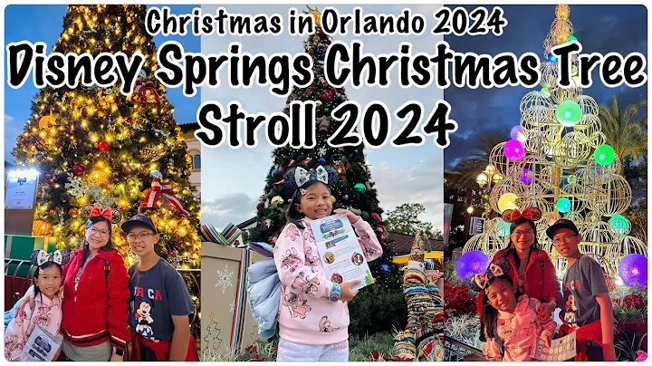 Disney Springs Christmas Tree Stroll 2024 🎄