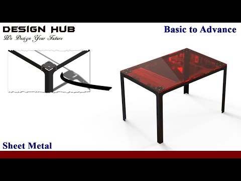 Furniture Design - Using Sheet Metal Solidworks