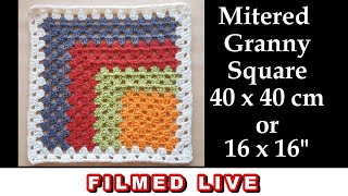 EXTRA LARGE 16' Mitered Granny Square  April 14, 2023