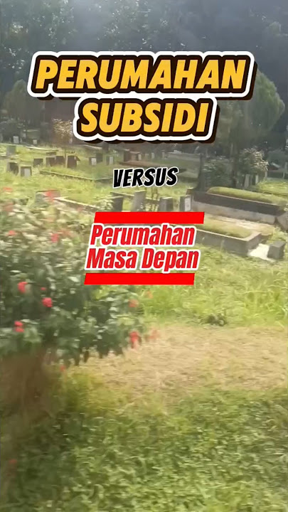 Rumah masa depan 2x1 meter persegi #pengingatdiri #kuburan #makam #rumahsubsidi