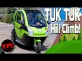 Tiny EV Vs. Big Hill Rematch! Will This Electric Tuk Tuk Make It Up A Colorado Mountain?