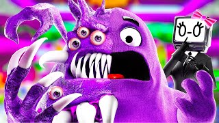 Grimace Shake Becomes A Monster !? (Skibidi Toilet Animation)