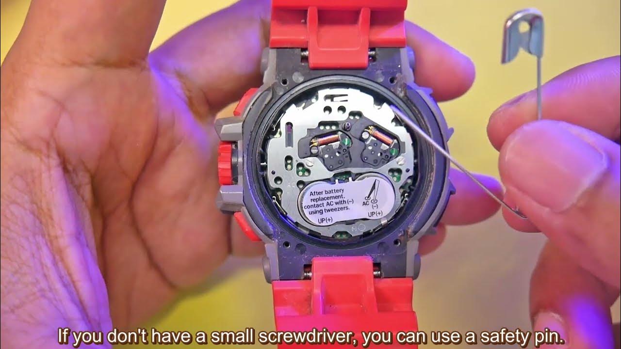 How to Change GShock GA400 Battery & Troubleshooting YouTube