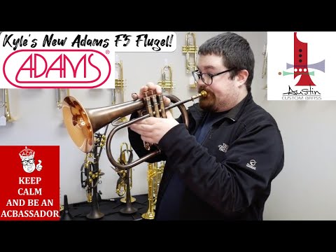 Kyle&rsquo;s New Toy: Custom Adams F5 Flugelhorn with Copper Bell! [Live Video Archive] ACB Show & Tell