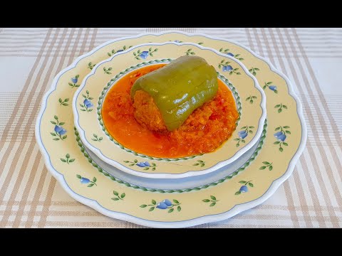 Фаршированый перец овощами по -болгарски!Помните банки железные с болгарским перцем???