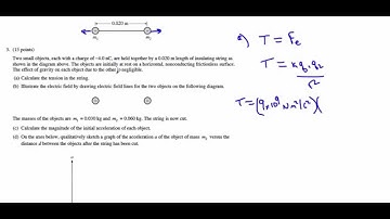 AP Physics 1 - 2010b (AP B) - Question 3 - Electrostatics