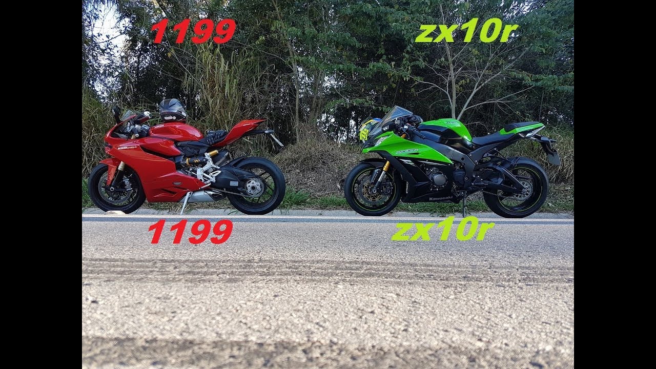 diferenças entre ducati panigale 1199 e zx10r YouTube