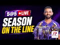 5@5 : Big Test for KKR in Must-Win Game | LIVE |