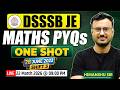 DSSSB JE Maths PYQ 2025 | Complete Paper Solution in One Shot -6🔥Himanshu sir #studyfibharat