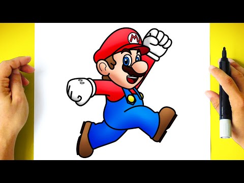 How to DRAW SUPER MARIO [ Art Tutorial ] step by step