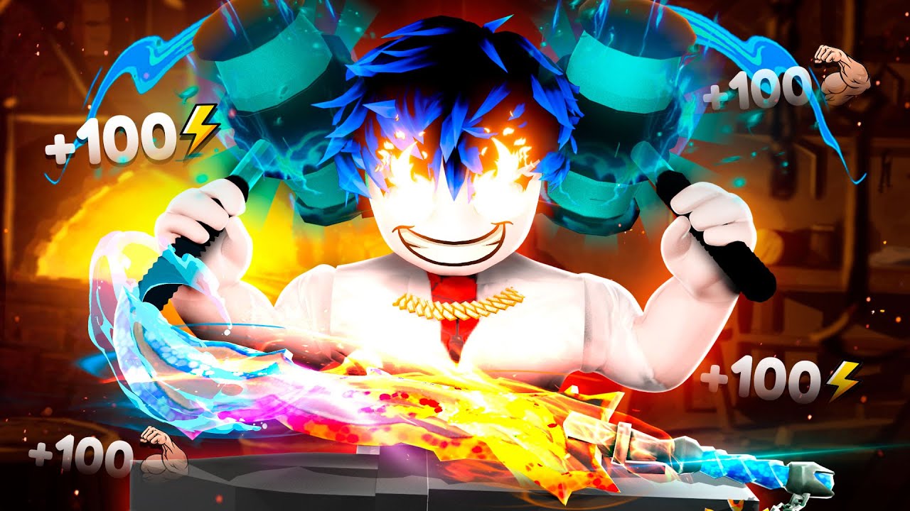 😱 СТАЛ ВЕЛИКИМ КУЗНЕЦОМ в THE FORGE в Роблокс! | ROBLOX | Добрый
