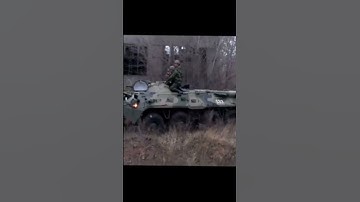 the Russian military ran over a mine #ukraine #war #putin #rossia #tank