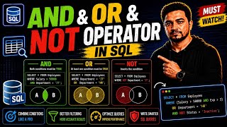 Boost Your SQL Skills 🚀 | MySQL AND OR NOT Operators Full Guide