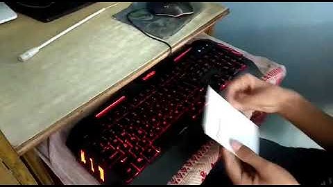 Unboxing of CosmicByte Gaming Keyboard and Mouse combo