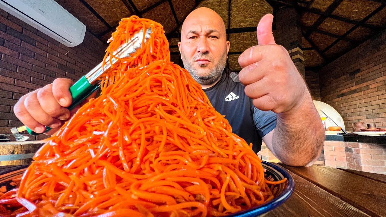 Морковь по-Азиатски за минуты!!!!!!!