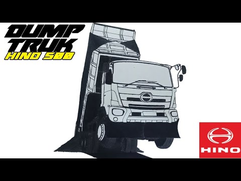 MENGGAMBAR TRUK HINO 500 - MENGGAMBAR DUMP TRUK - YouTube Foto & Idee MENGGAMBAR TRUK HINO 500 - MENGGAMBAR DUMP TRUK - YouTube