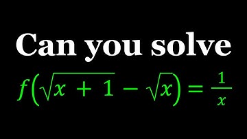 Solving a Radical Functional Equation in Two Ways