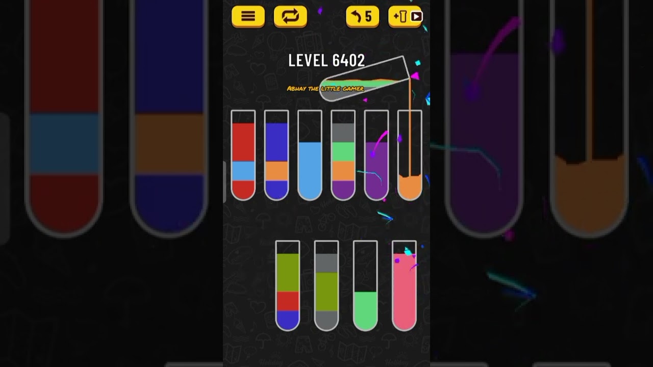 Water sort puzzle level 6402