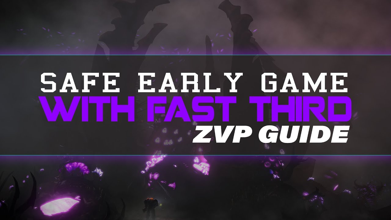 SC2 Zerg Tutorial: Early game ZvP Guide | Fast Third Base