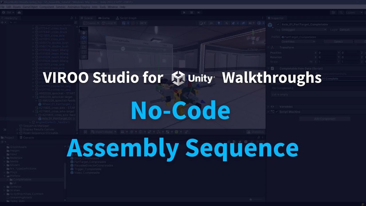 No-code XR Assembly Training Sequence - VIROO - YouTube