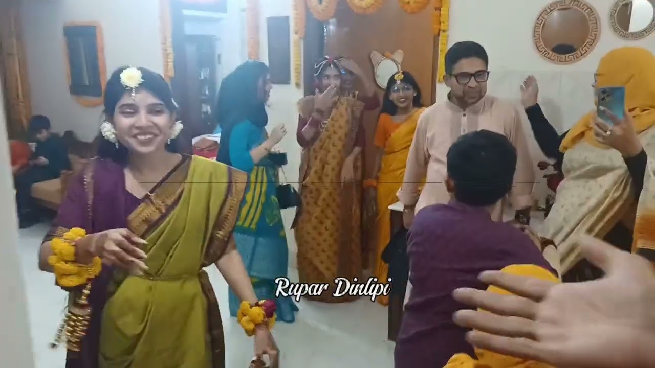 বোনের মেয়ের হলুদ সন্ধ্যা | নাচ-গান ও আনন্দঘন মুহূর্ত | Holud Night Part-2