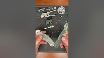Learn how to disassemble an OEM Spyderco Paramilitary 2 for servicing or to swap scales or parts out