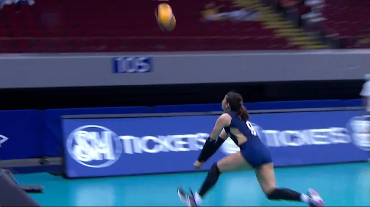 Jennifer Nierva makes big save | UAAP Season 84 Wo...