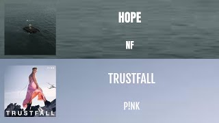 Hope (NF) 🆚 Trustfall (P!NK)- Album Battle [Reupload - Edited]