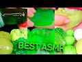 Green Best of Asmr eating compilation - HunniBee, Jane, Kim and Liz, Abbey, Hongyu |  ASMR PART 563