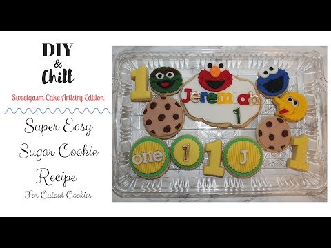 Super Easy Sugar Cookie Recipe for Cutout Cookies