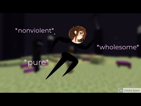 Speedrunning Minecraft but I'm an egirl