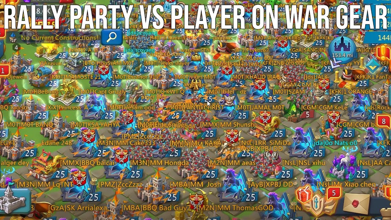 Lords Mobile - The Epic Battle of Rally Parties! - YouTube