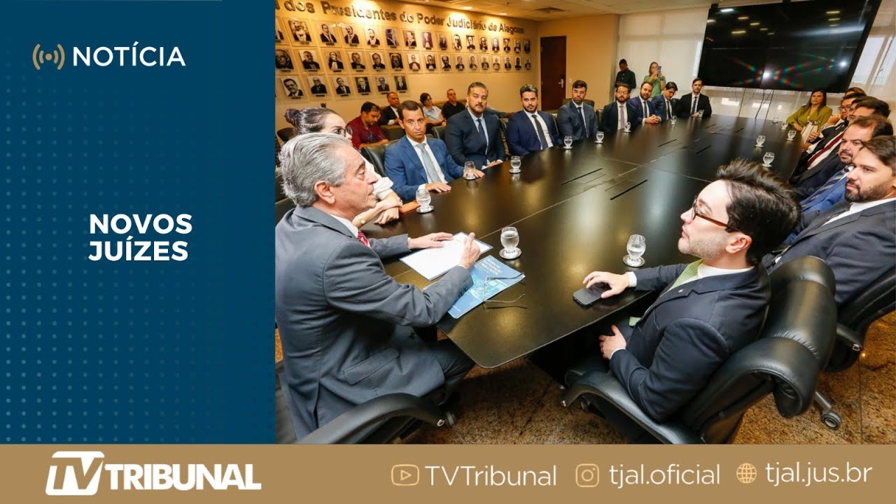 Fábio Bittencourt recebe os 14 novos juízes substitutos de Alagoas