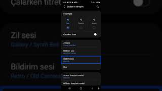 android üzerinde zil sesi ve bildirim ayarlarını yapma