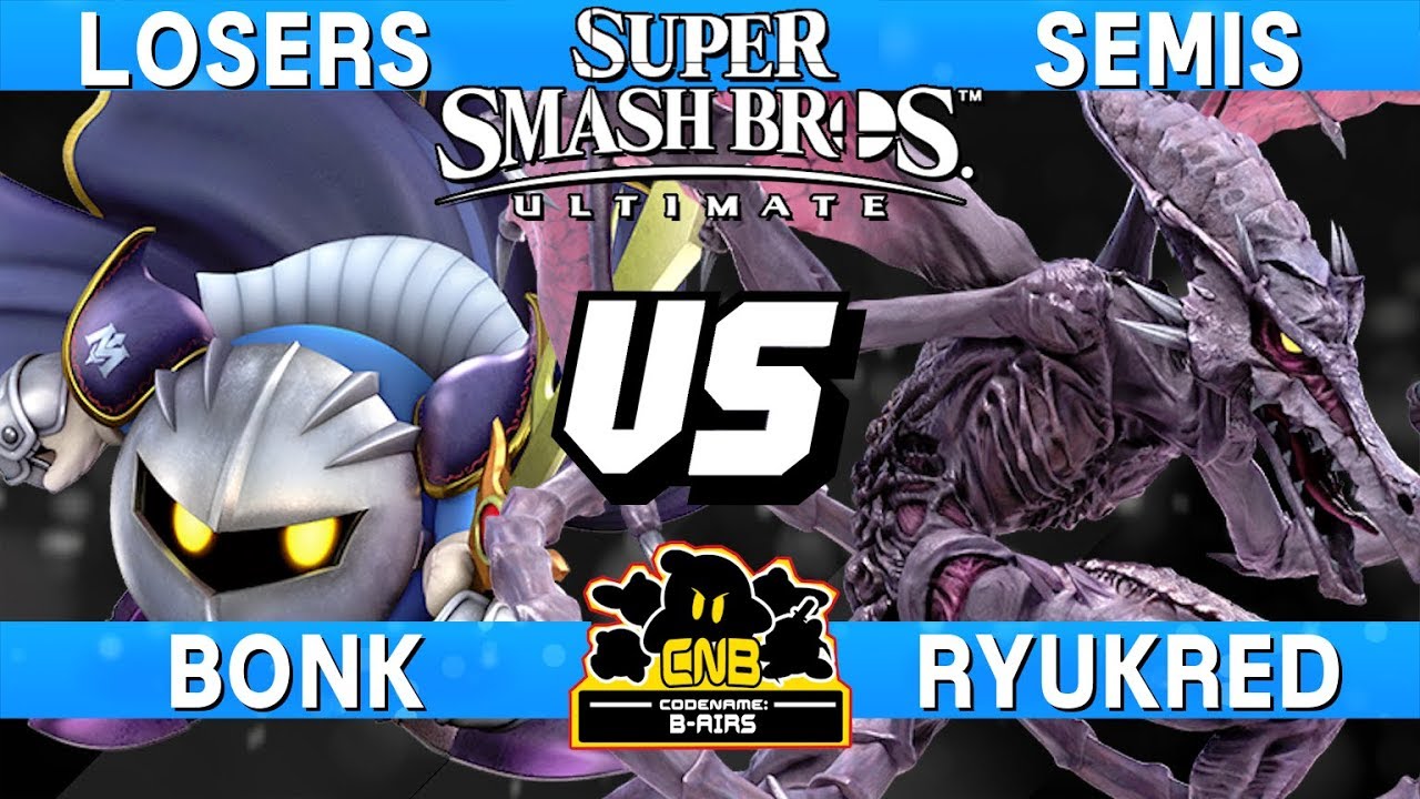 Smash Ultimate Tournament Match - BONK (Meta Knight) vs Ryukred (Ridley) - CN:B-Airs 167