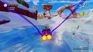 CTR:NF Time Trial - Blizzard Bluff 1:09.09